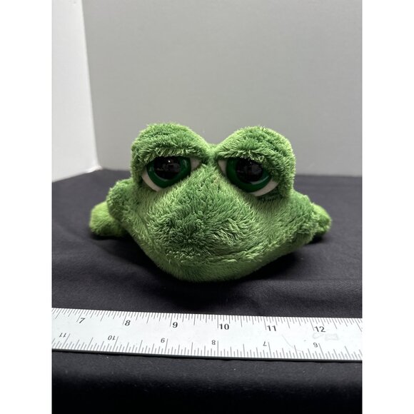 Dermot Russ 10” Plush Frog Toy Green Stuffed Animal - Picture 1 of 7